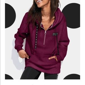 VS Pink Sherpa Hoodie